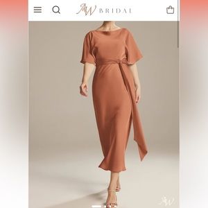 AW Bridal Dress in Raw Sienna, size 12